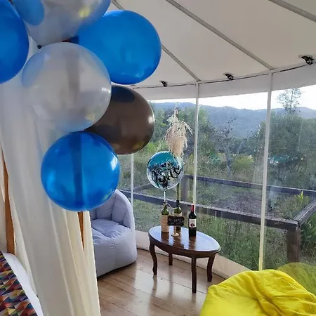 Chiguea Glamping Hotel Raquira Exterior photo